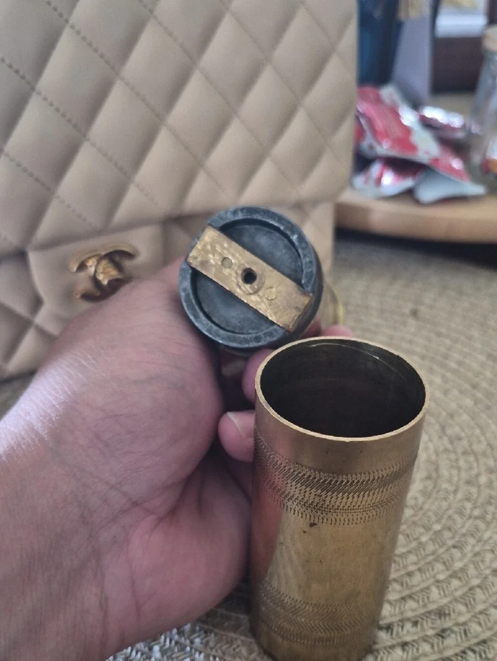 Acropolis Parthenon Made In Greece 1947 Coffee Grinder